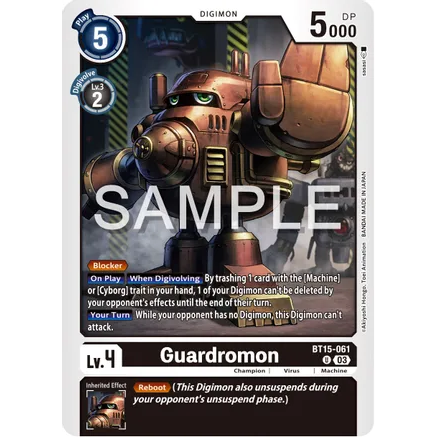 DCG [BT15-061 U] Guardromon
