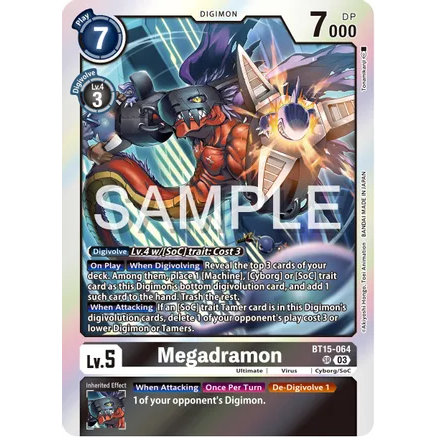 DCG [BT15-064 SR] Megadramon