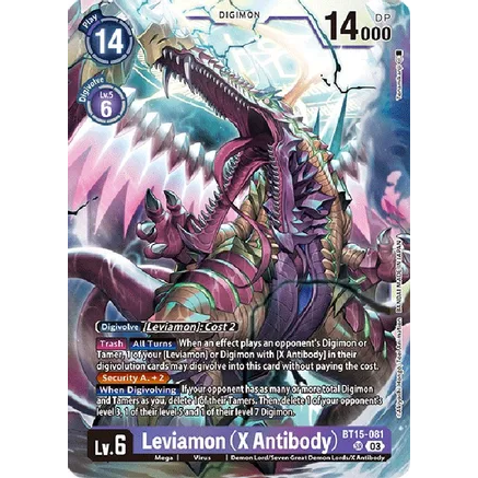 DCG [BT15-081 SR] Leviamon (X Antibody)