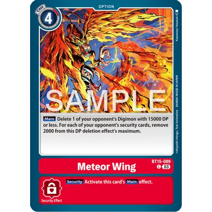 DCG [BT15-089 C] Meteor Wing