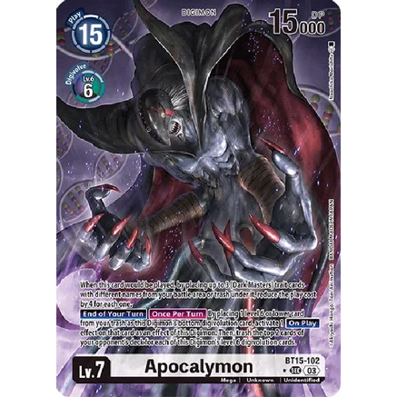 DCG [BT15-102 SEC] Apocalymon (Alternate Art)