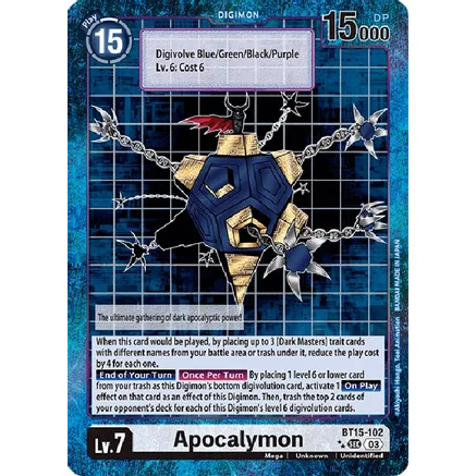 DCG [BT15-102 SEC] Apocalymon (Special Edition Alternate Art)