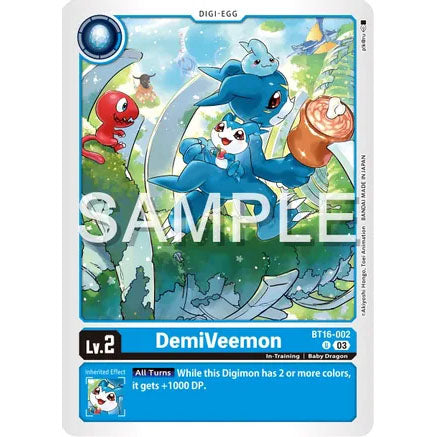 DCG [BT16-002 U] DemiVeemon