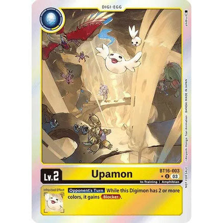 DCG [BT16-003 U] Upamon (Box Promotion Pack: Beginning Observer)