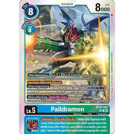 DCG [BT16-025 SR] Paildramon