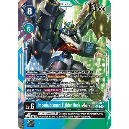 DCG [BT16-027 R] Imperialdramon: Fighter Mode Ace