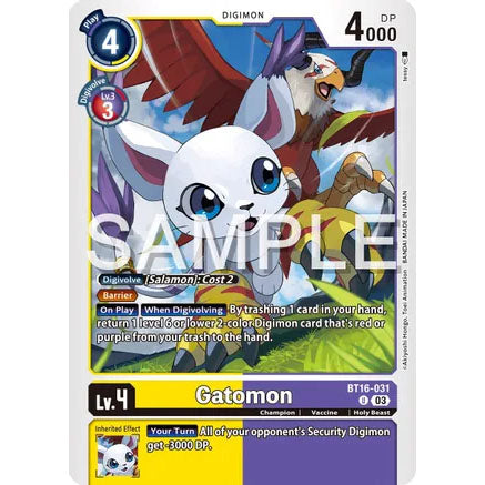 DCG [BT16-031 U] Gatomon
