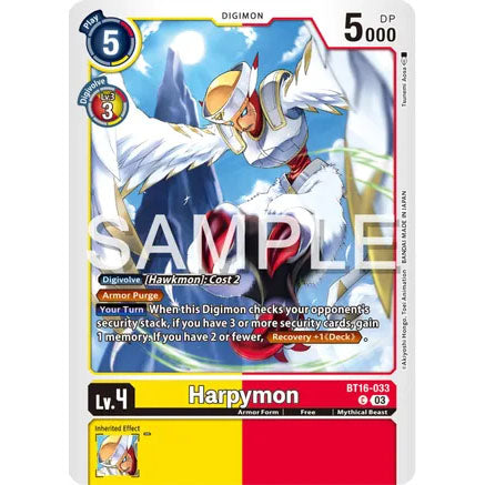 DCG [BT16-033 C] Harpymon