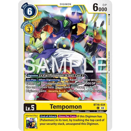 DCG [BT16-034 C] Tempomon