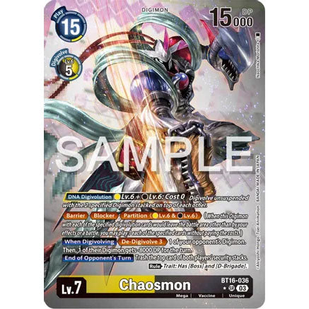 DCG [BT16-036 SR] Chaosmon (Alternate Art)