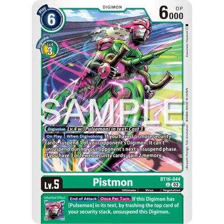 DCG [BT16-044 U] Pistmon