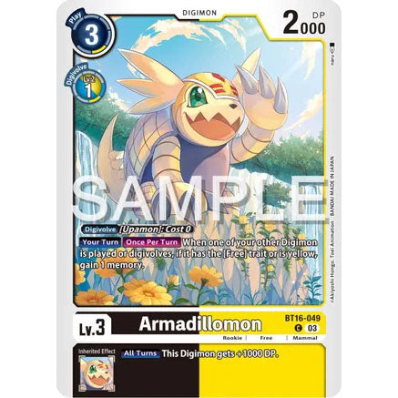 DCG [BT16-049 C] Armadillomon