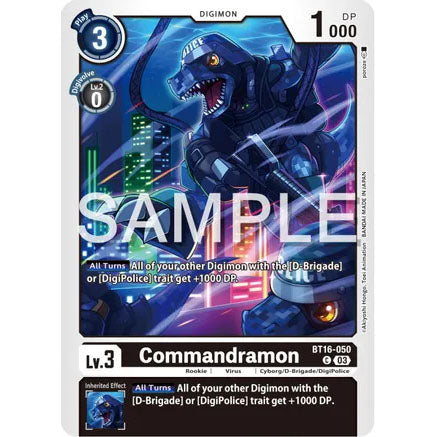 DCG [BT16-050 C] Commandramon