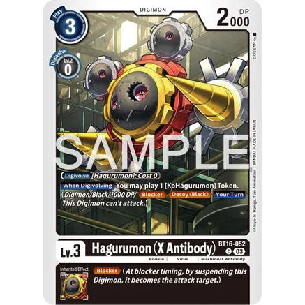 DCG [BT16-052 C] Hagurumon (X Antibody)