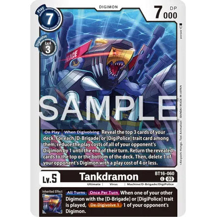 DCG [BT16-060 C] Tankdramon
