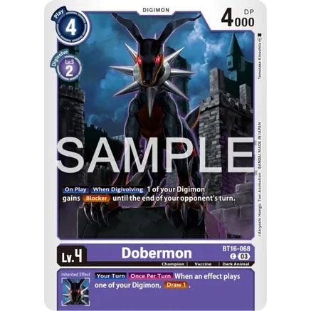DCG [BT16-068 C] Dobermon