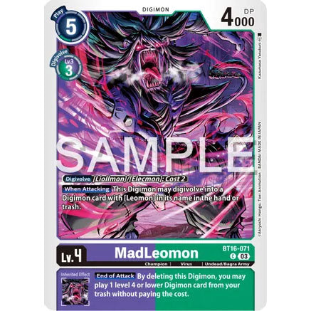 DCG [BT16-071 C] MadLeomon