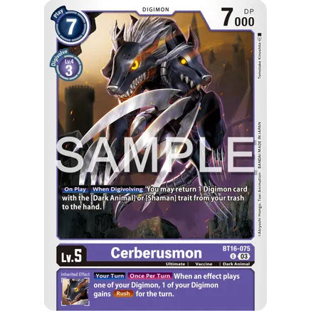 DCG [BT16-075 U] Cerberusmon