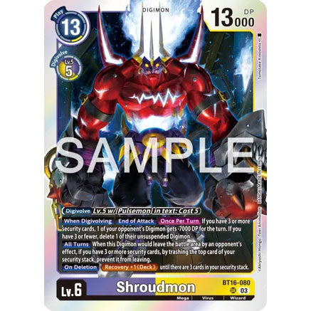 DCG [BT16-080 SR] Shroudmon