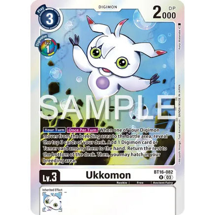 DCG [BT16-082 R] Ukkomon