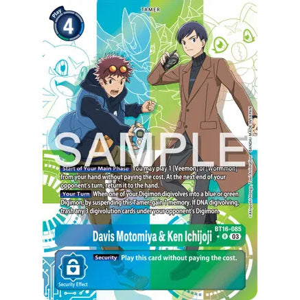 DCG [BT16-085 R] Davis Motomiya & Ken Ichijoji (Alternate Art)