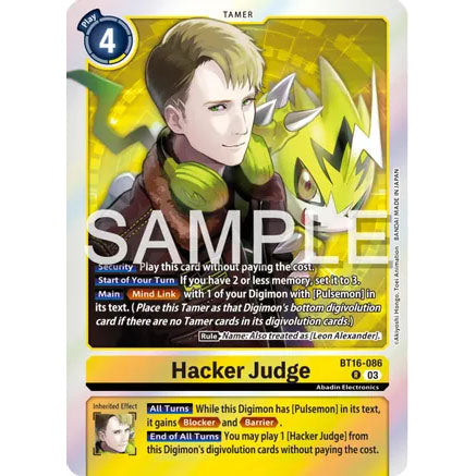 DCG [BT16-086 R] Hacker Judge