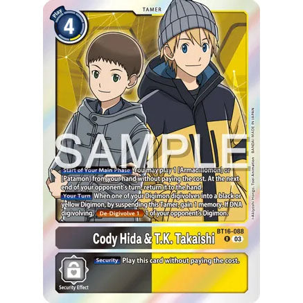 DCG [BT16-088 R] Cody Hida & T.K. Takaishi