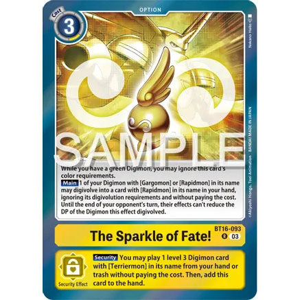 DCG [BT16-093 R] The Sparkle of Fate!
