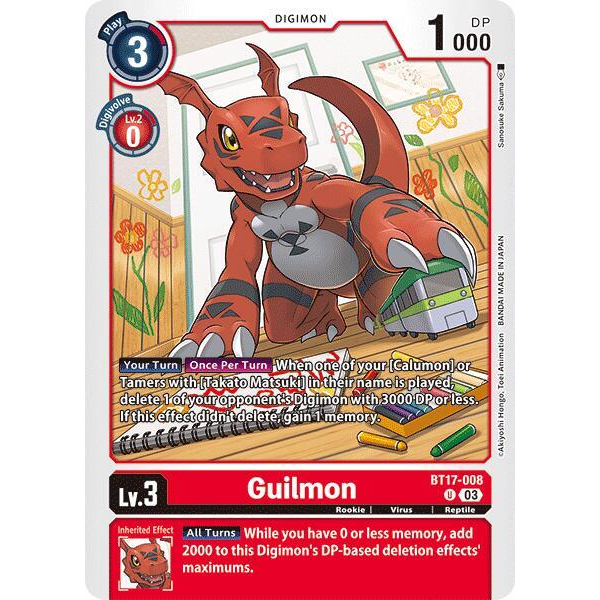 DCG [BT17-008 U] Guilmon