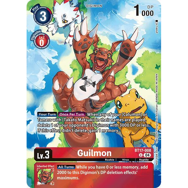 DCG [BT17-008 U] Guilmon (Legend Pack 2024 Box Topper)