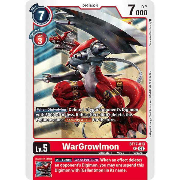 DCG [BT17-013 C] WarGrowlmon