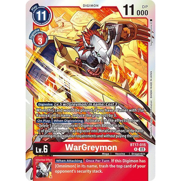 DCG [BT17-015 R] WarGreymon