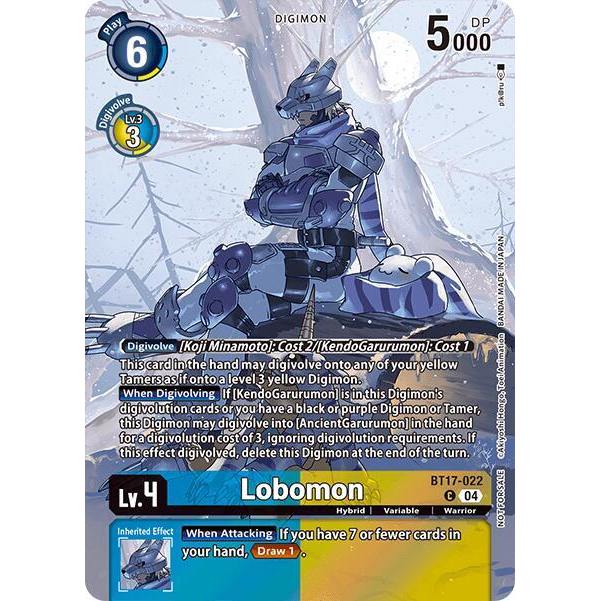DCG [BT17-022 C] Lobomon (Legend Pack 2024 Box Topper)