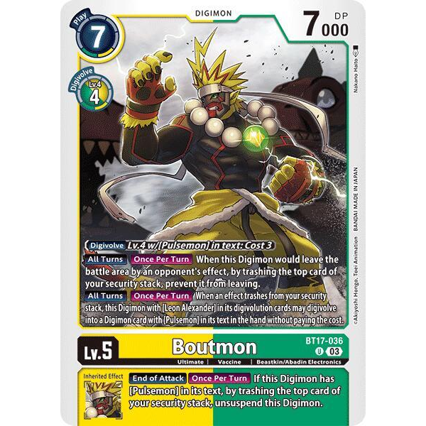 DCG [BT17-036 U] Boutmon