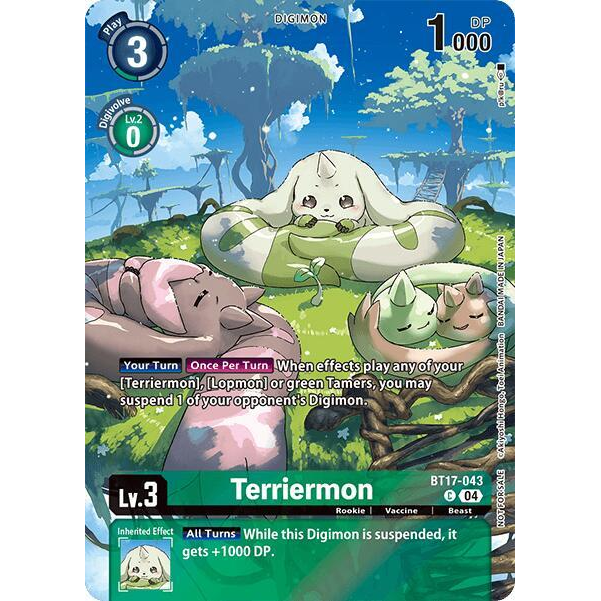 DCG [BT17-043 C] Terriermon (Legend Pack 2024 Box Topper)
