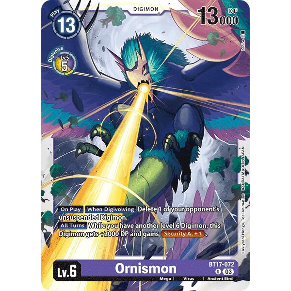 DCG [BT17-072 U] Ornismon
