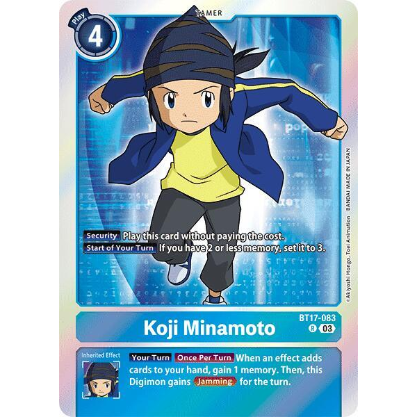 DCG [BT17-083 R] Koji Minamoto