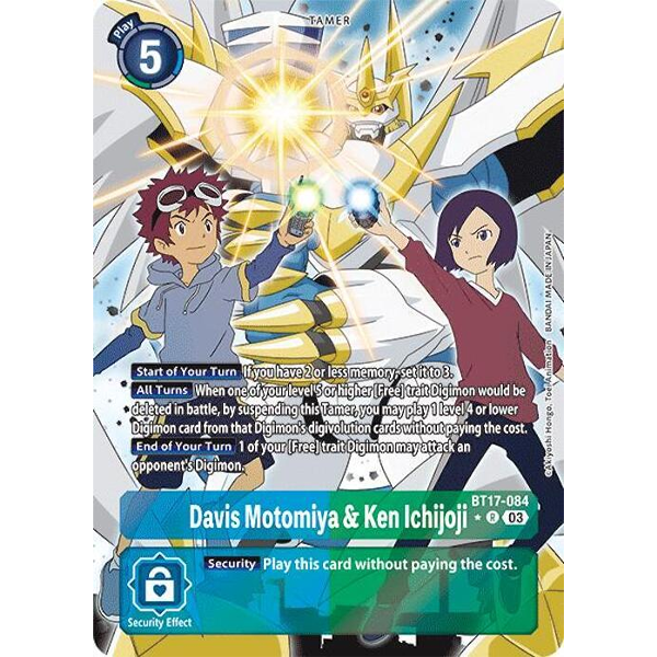 DCG [BT17-084 R] Davis Motomiya & Ken Ichijoji (Alternate Art)