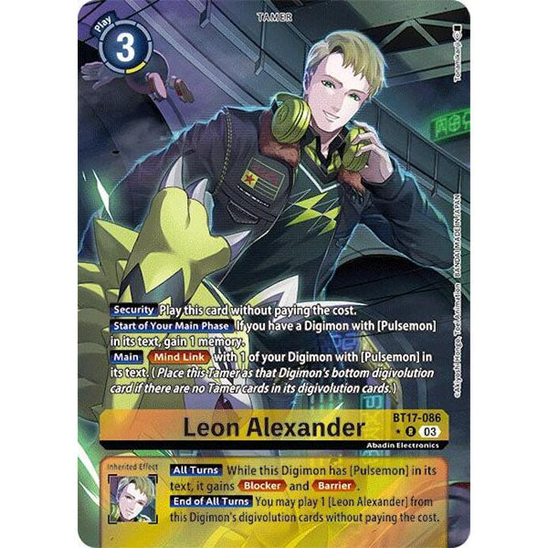 DCG [BT17-086 R] Leon Alexander (Alternate Art)