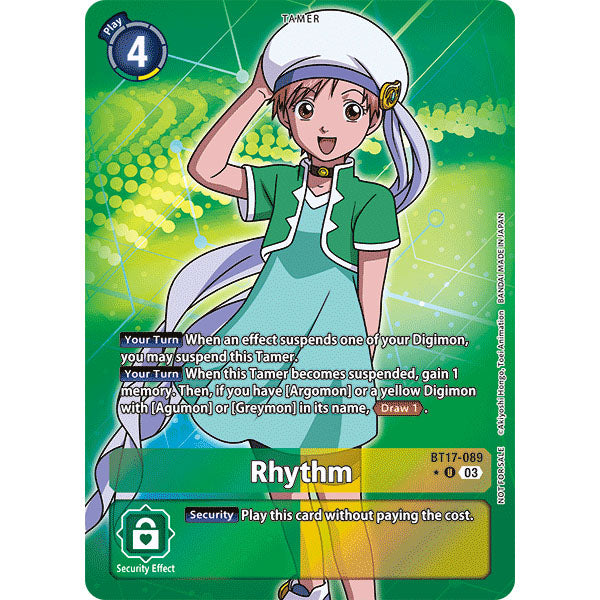 DCG [BT17-089 U] Rhythm (Alternate Art - Box Promotion Pack)