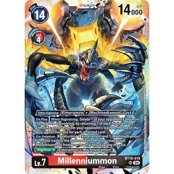 DCG [BT18-019 SR] Millenniummon