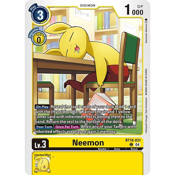 DCG [BT18-031 C] Neemon