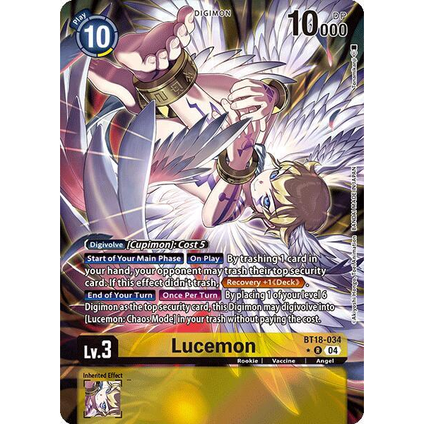 DCG [BT18-034 R] Lucemon (Alternate Art)