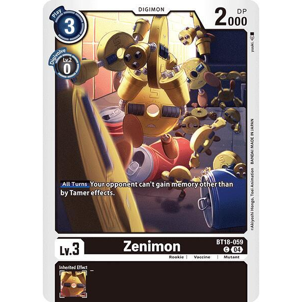 DCG [BT18-059 C] Zenimon