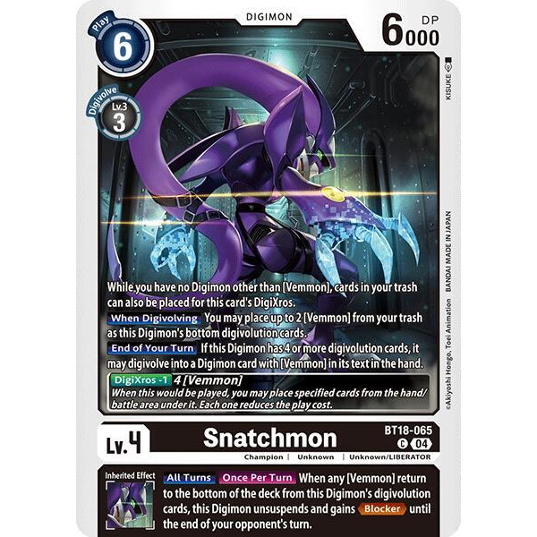 DCG [BT18-065 C] Snatchmon