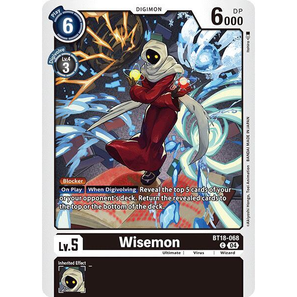 DCG [BT18-068 C] Wisemon