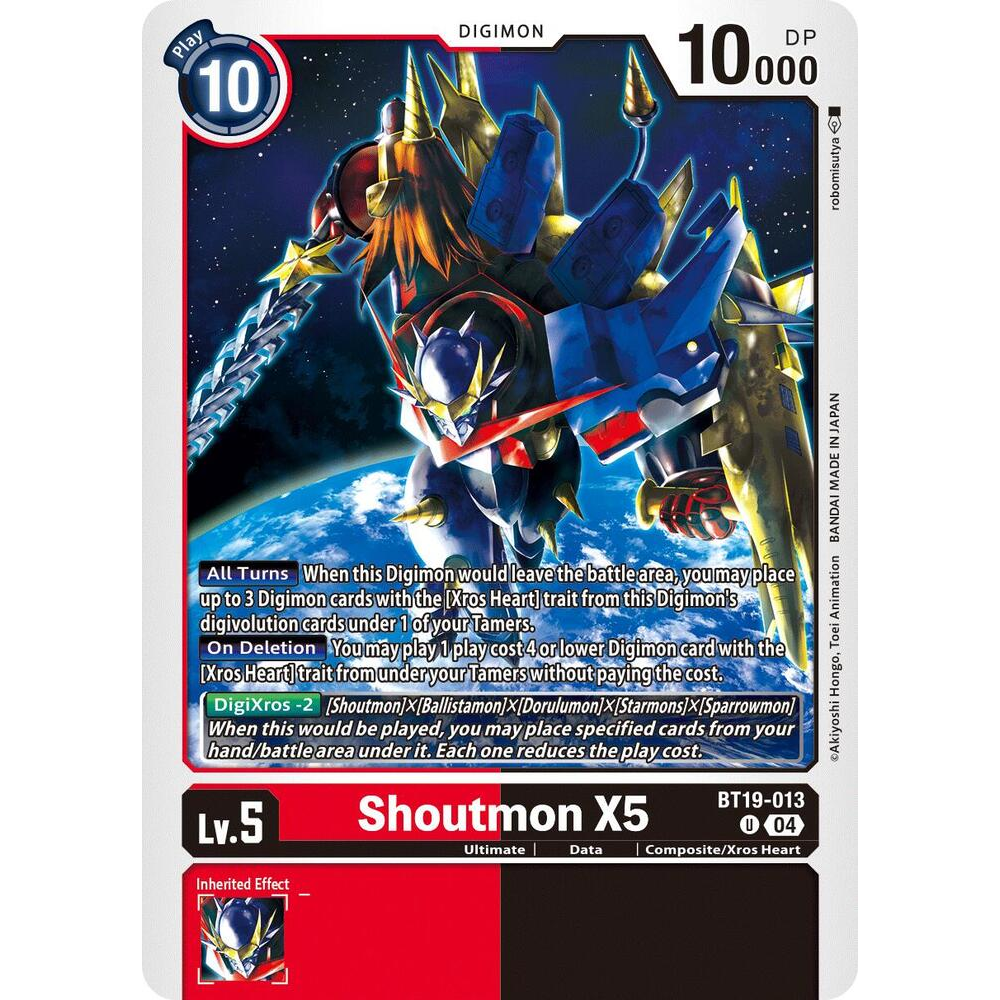 DCG [BT19-013 U] Shoutmon X5
