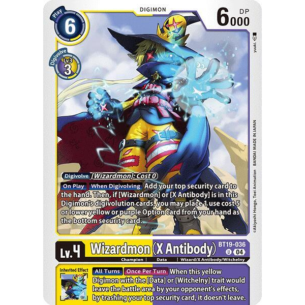 DCG [BT19-036 U] Wizardmon (X Antibody)