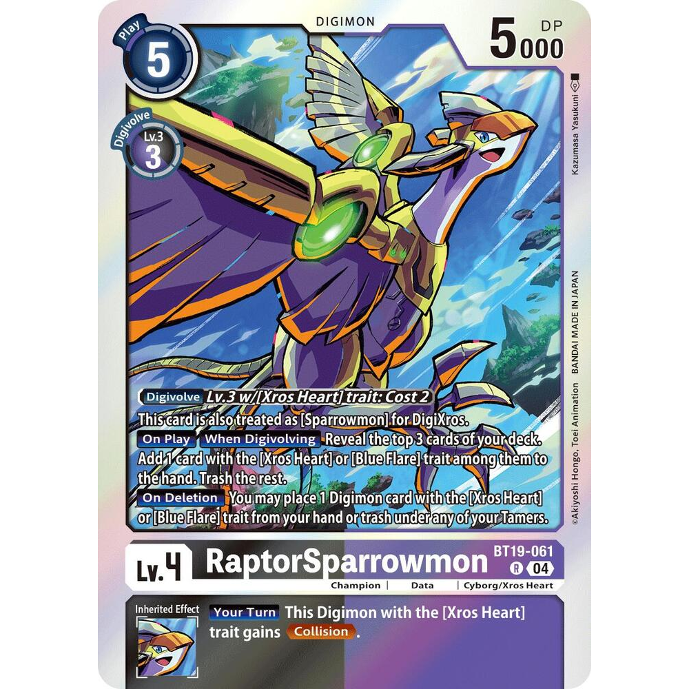 DCG [BT19-061 R] RaptorSparrowmon