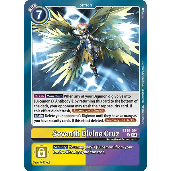 DCG [BT19-094 R] Seventh Divine Cruz